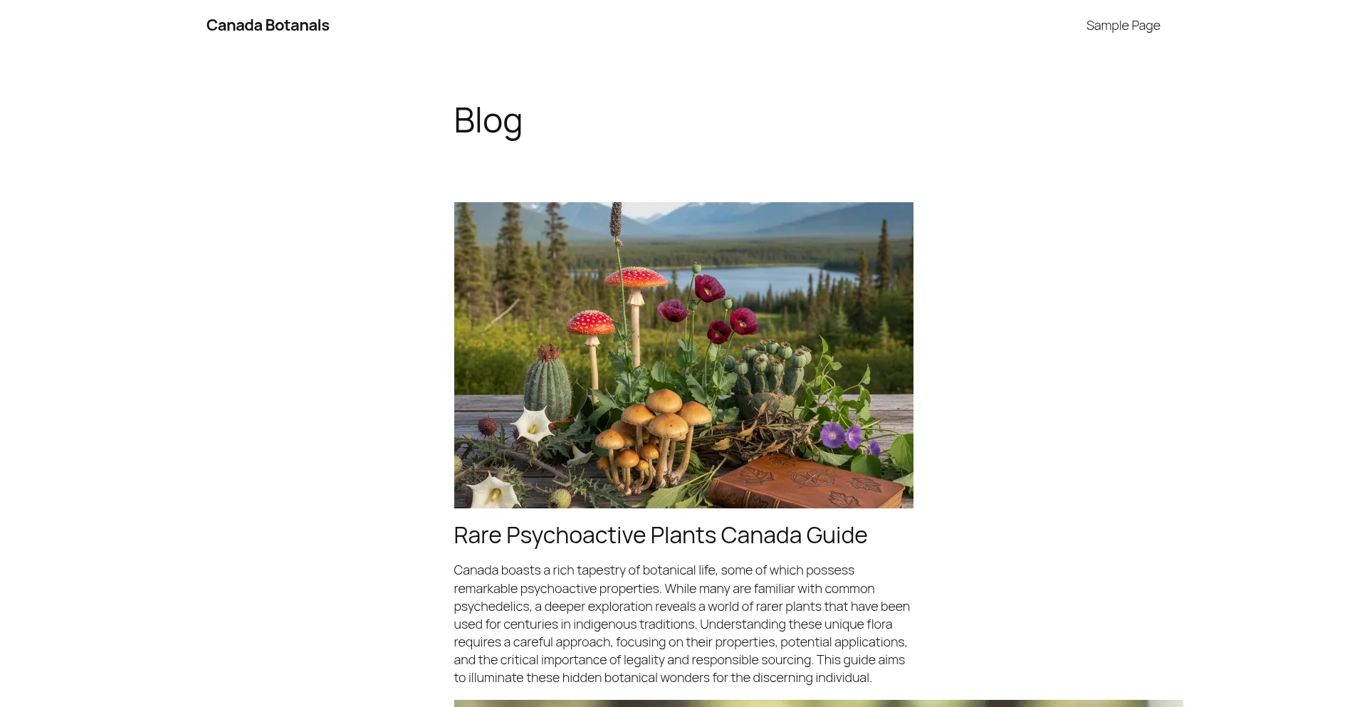 Canadabotanals.com