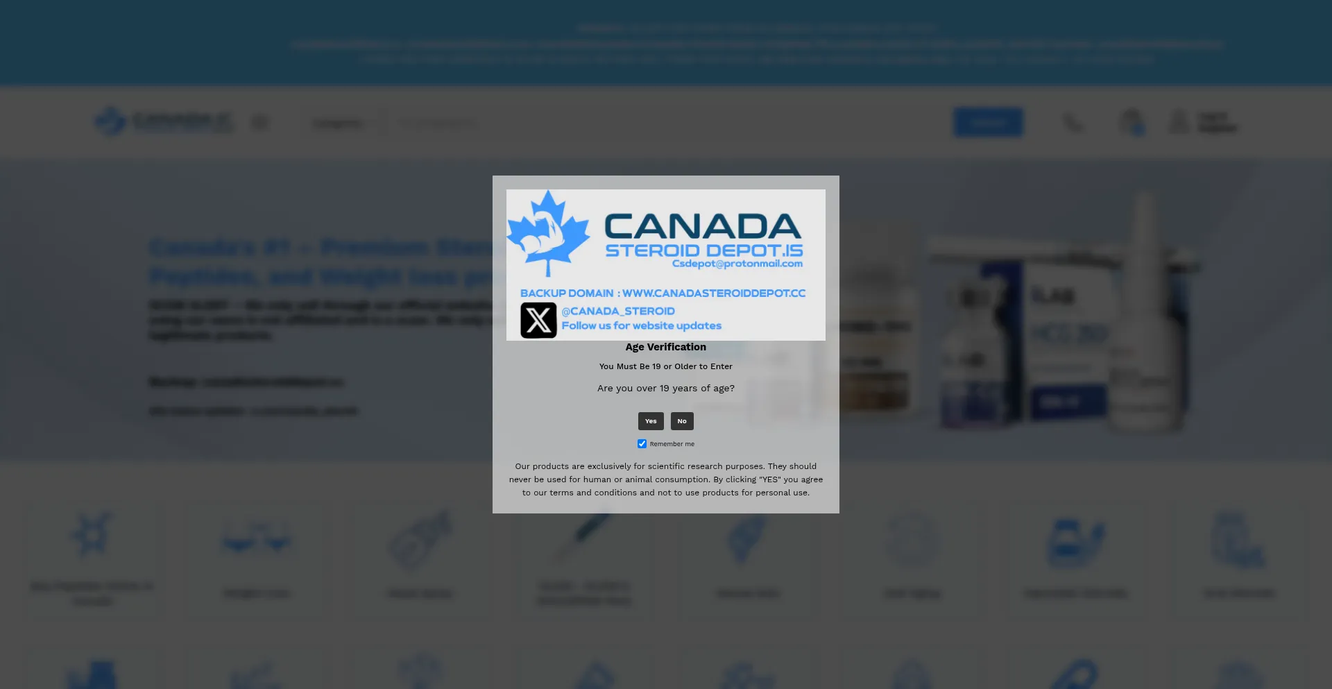 Canadasteroiddepot.is