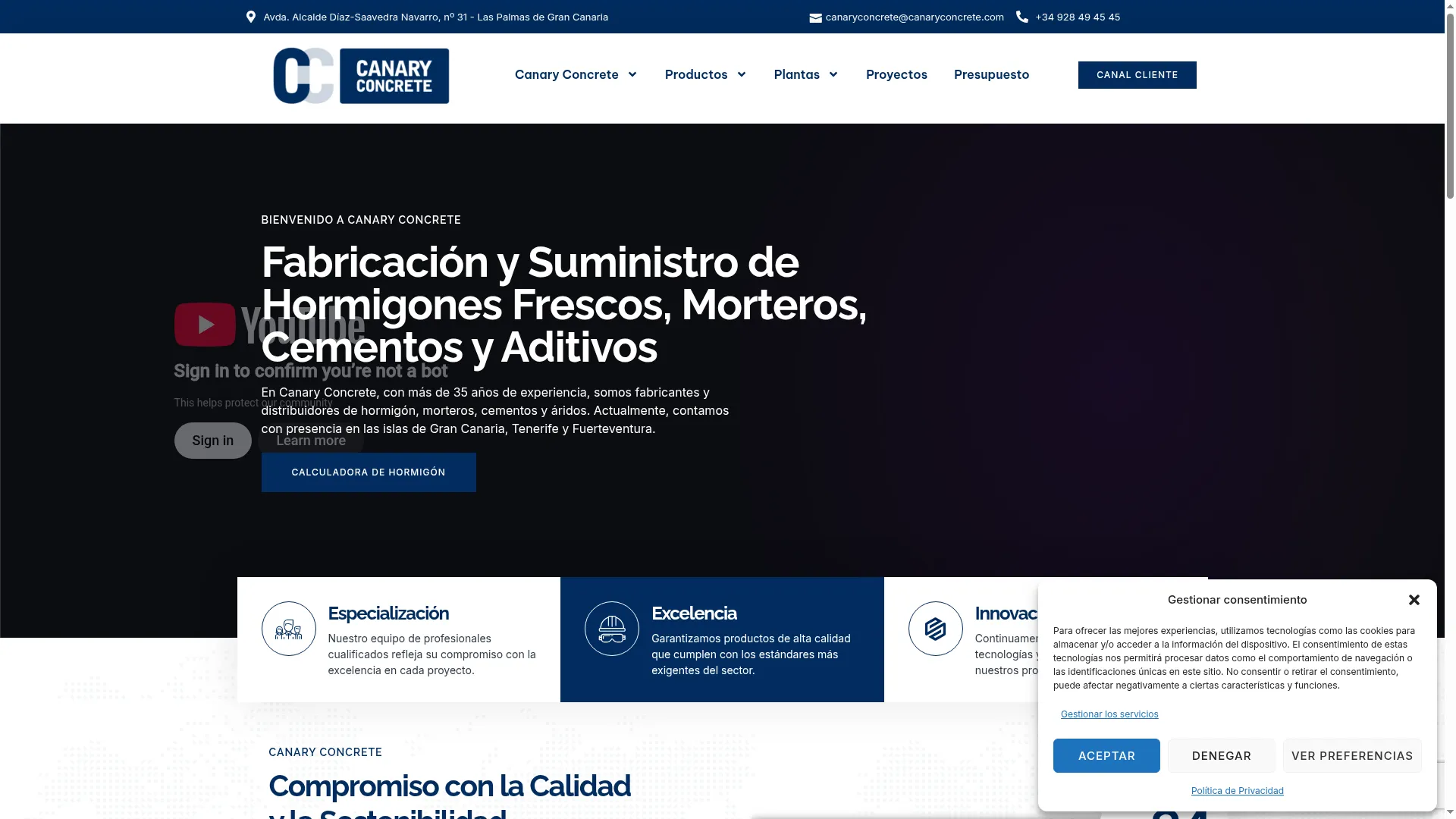 Canaryconcrete.com