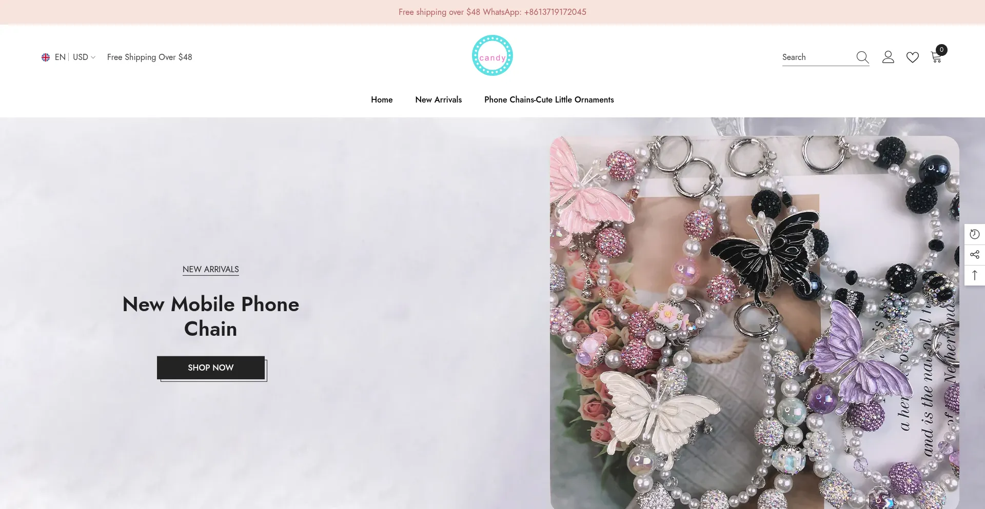 Website screenshot of Candydiy.shop