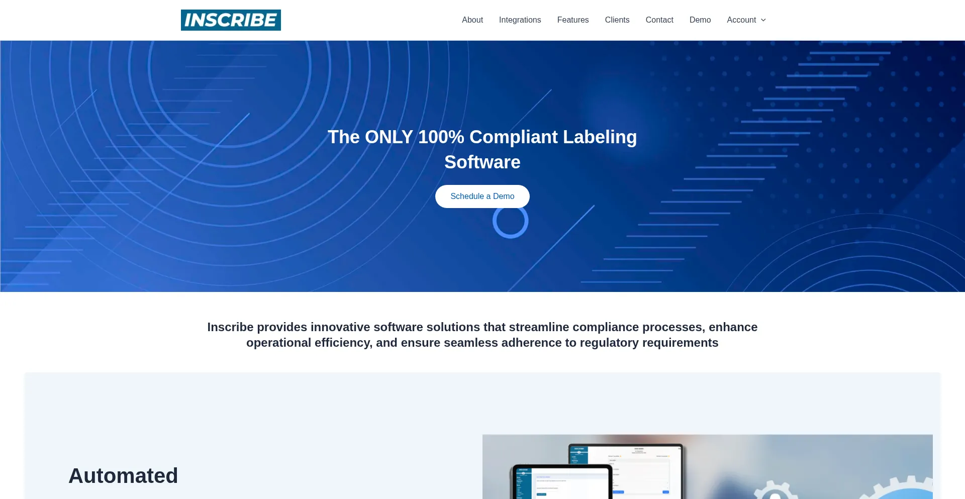 Website screenshot of Cannainscribe.com