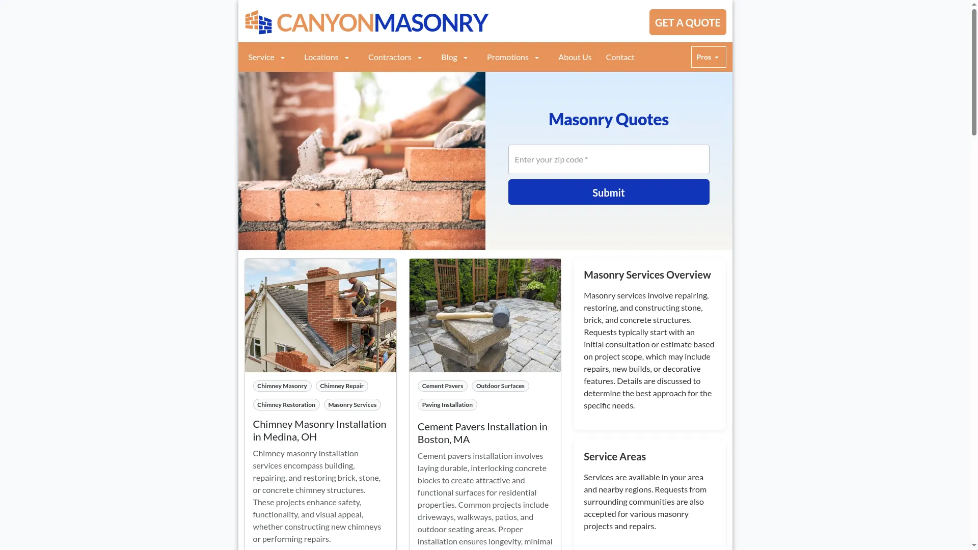 Canyonmasonry.com