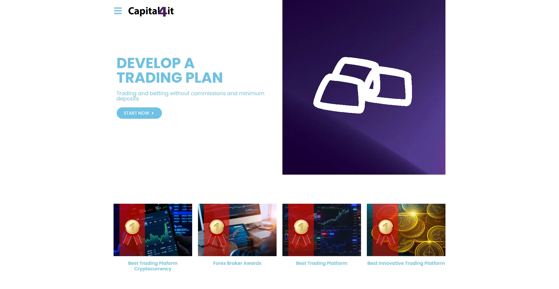 Website screenshot of Capital4it.co.com