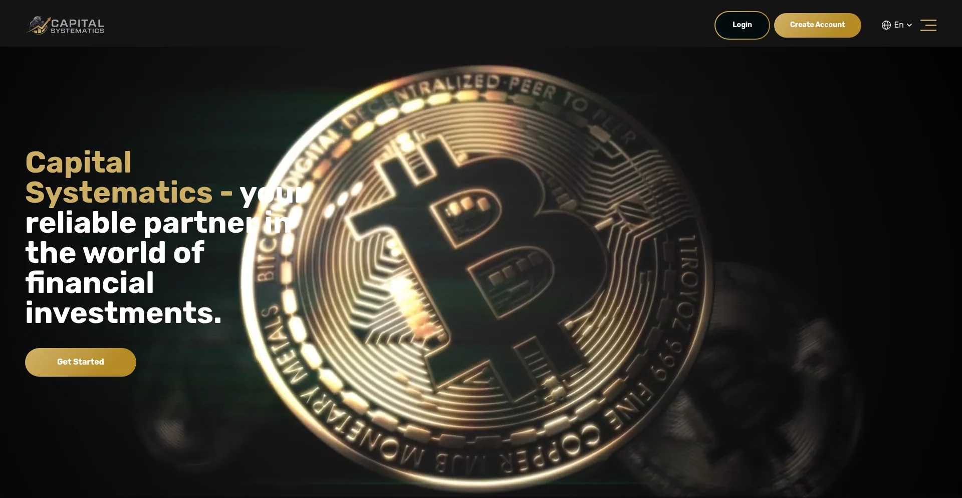 Website screenshot of Capital-system.org