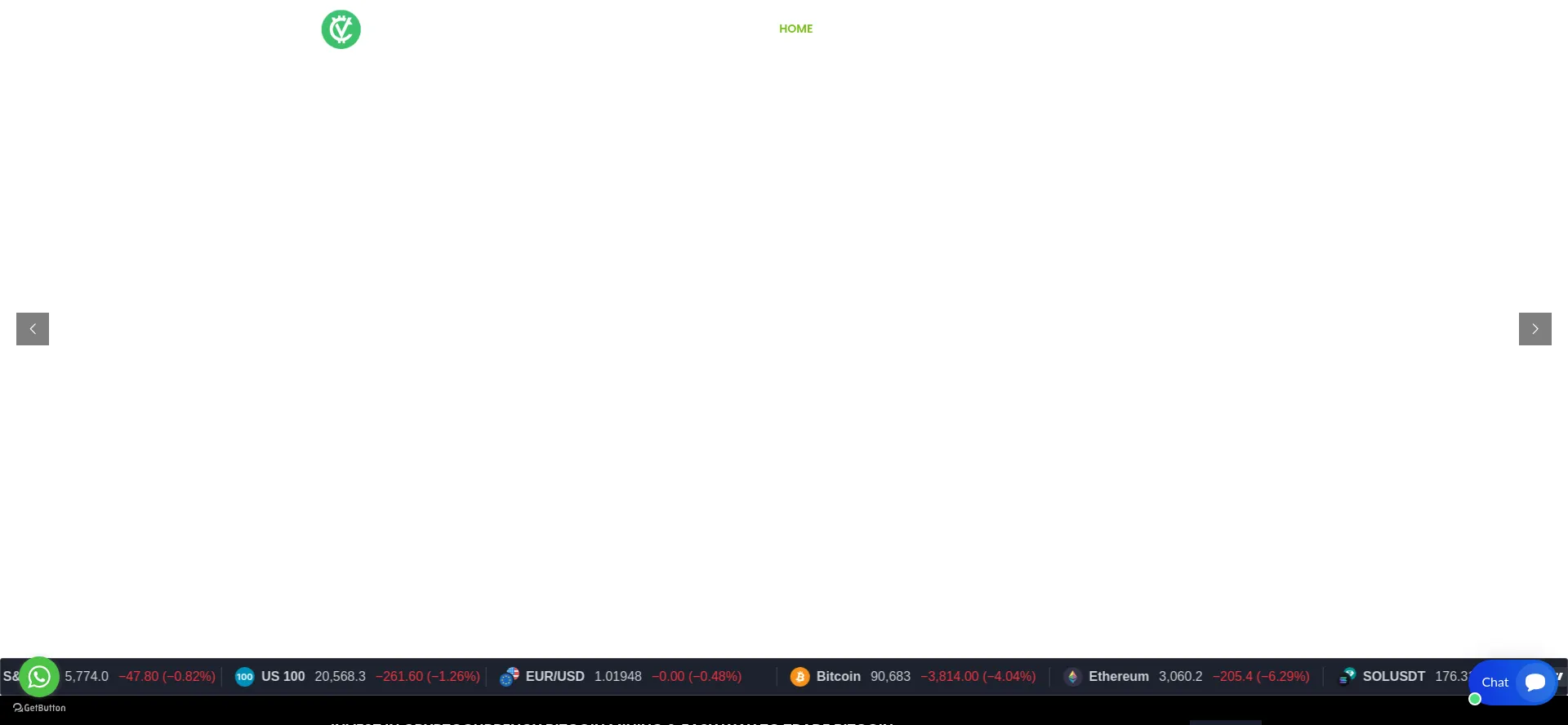 Website screenshot of Capital-ventures.world