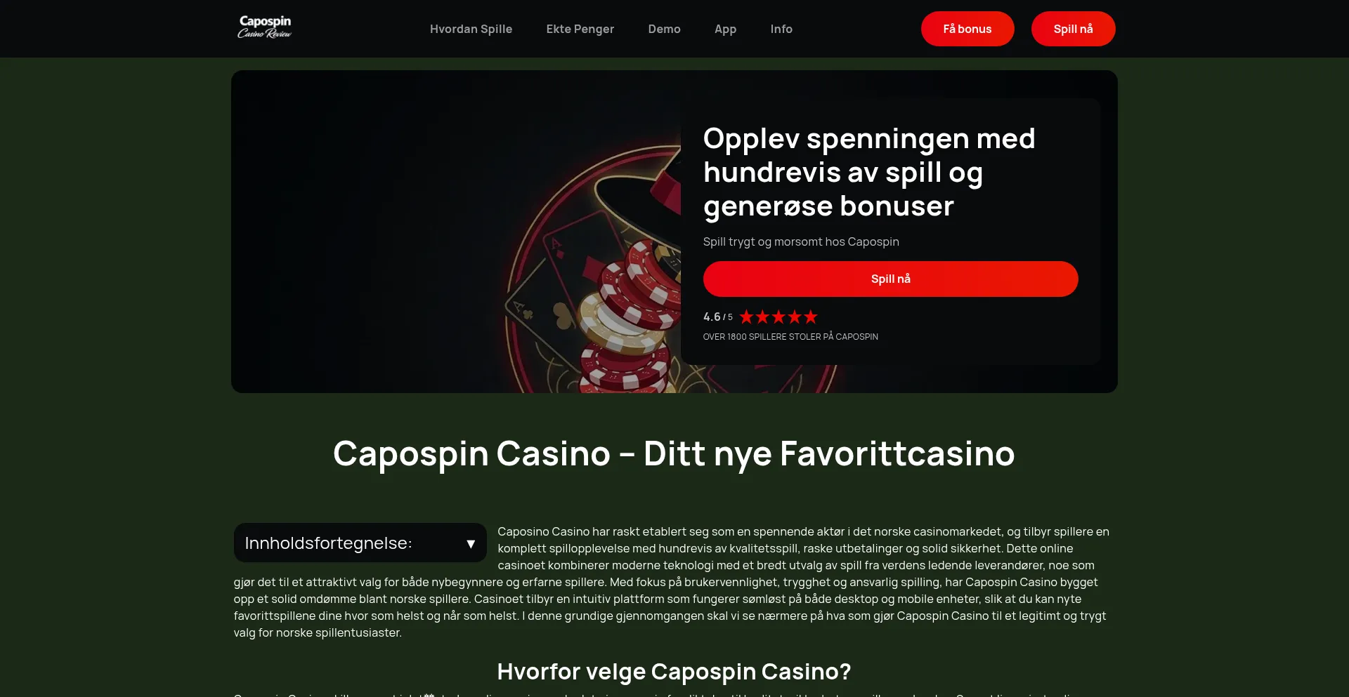 Capospin-no.com