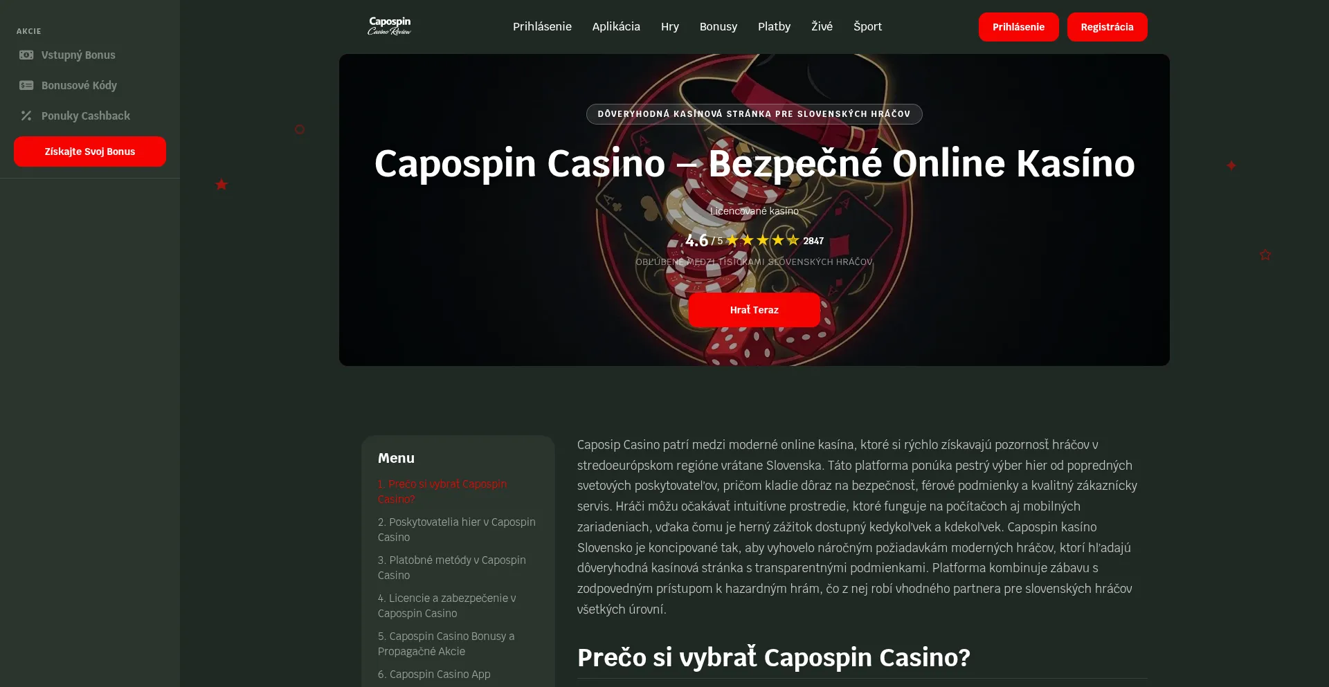 Capospin-sk.com
