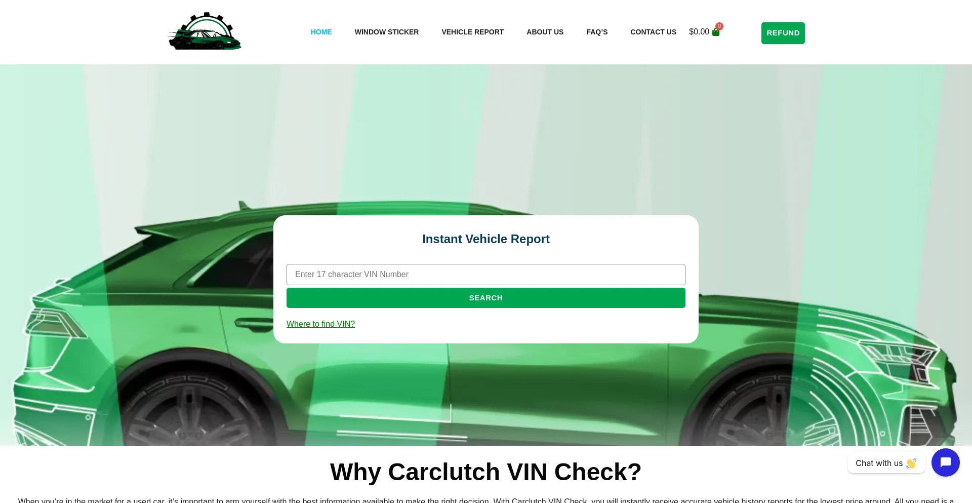 Website screenshot of Carclutch.us