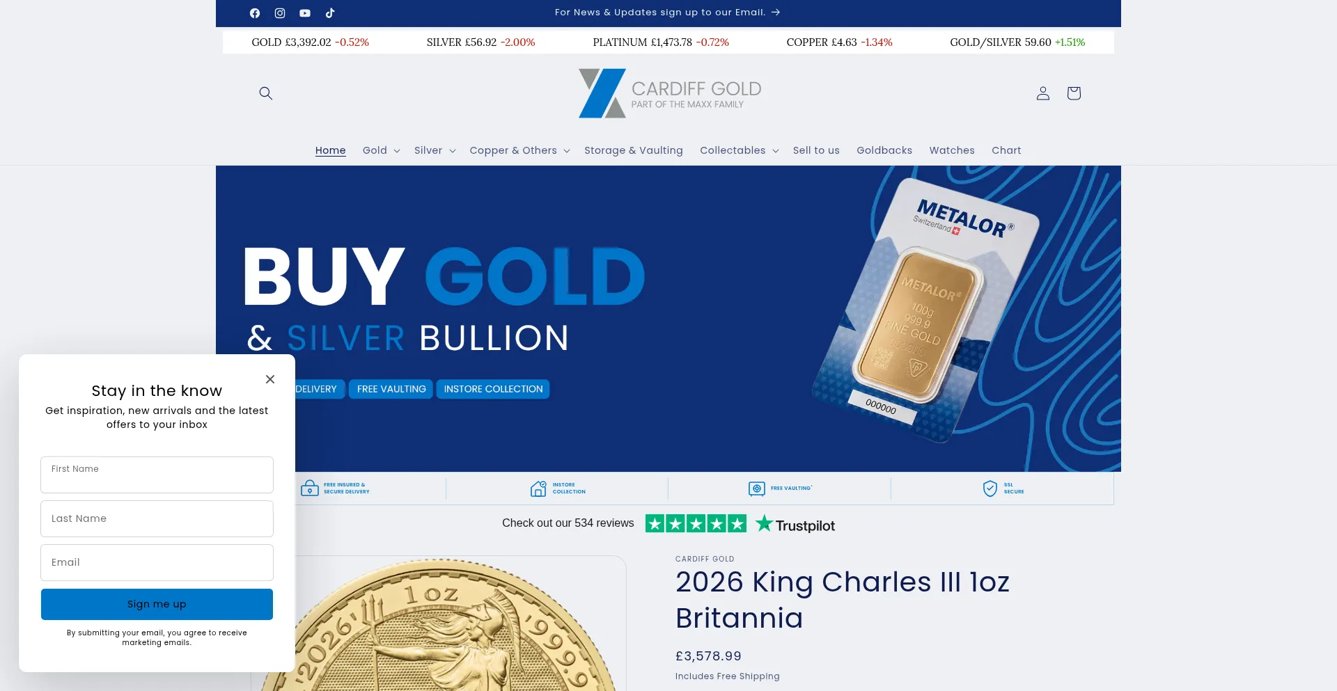 Cardiffgold.co.uk