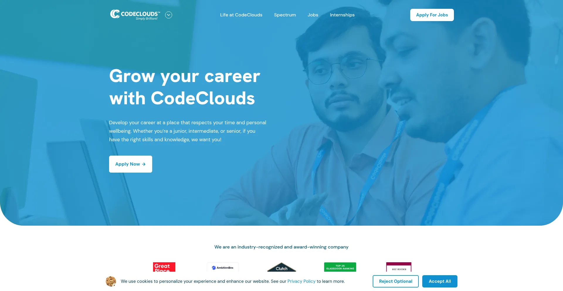 Careers.codeclouds.com