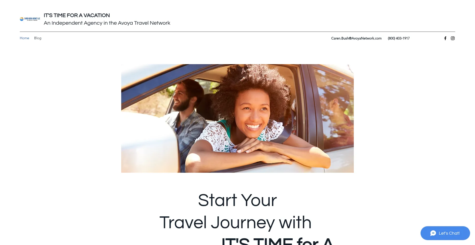 Website screenshot of Carenbushagency.com