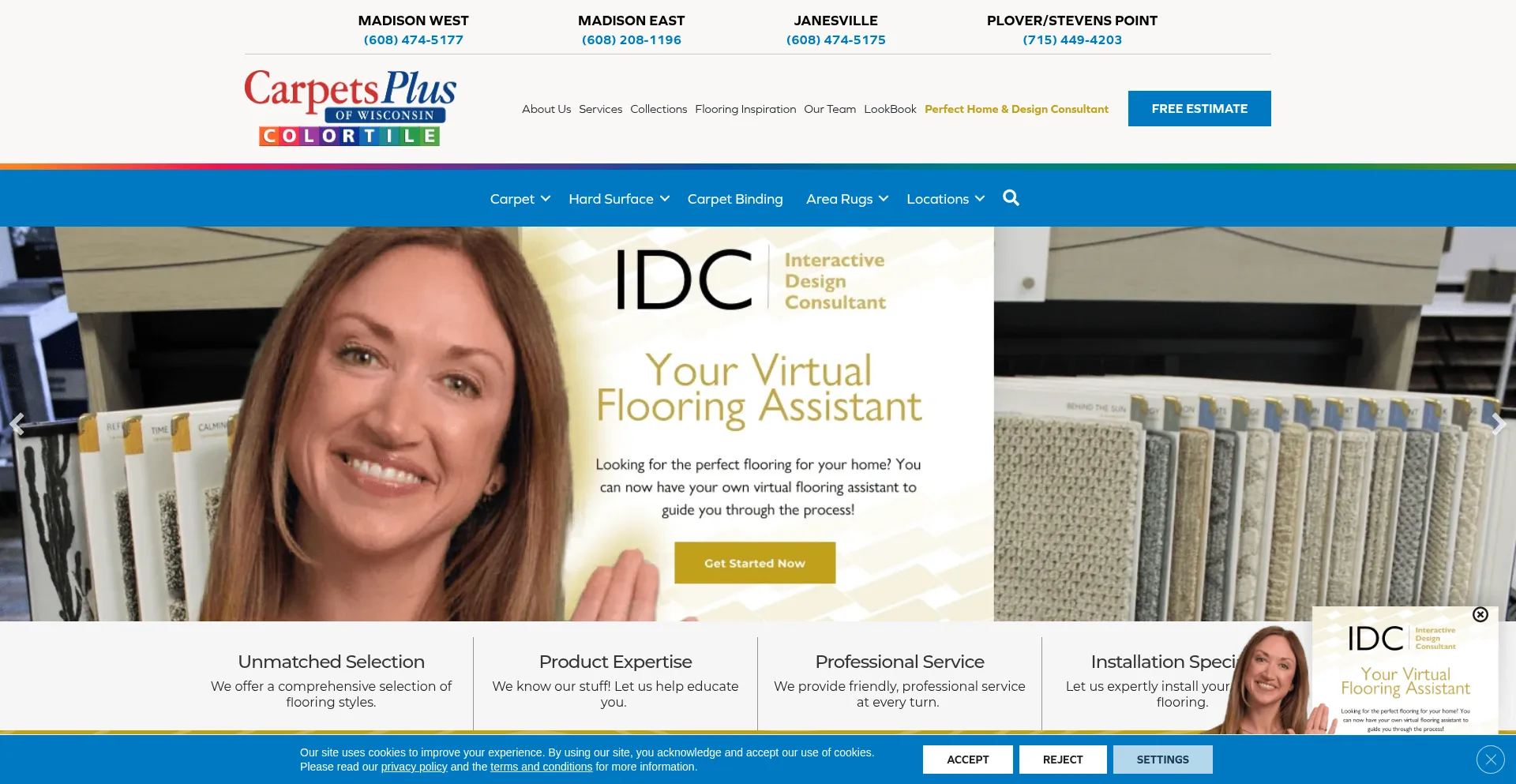 Carpetspluswi.com