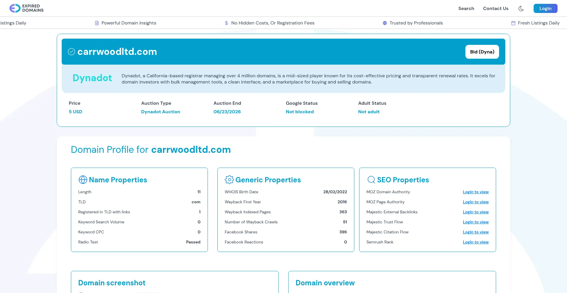 Carrwoodltd.com