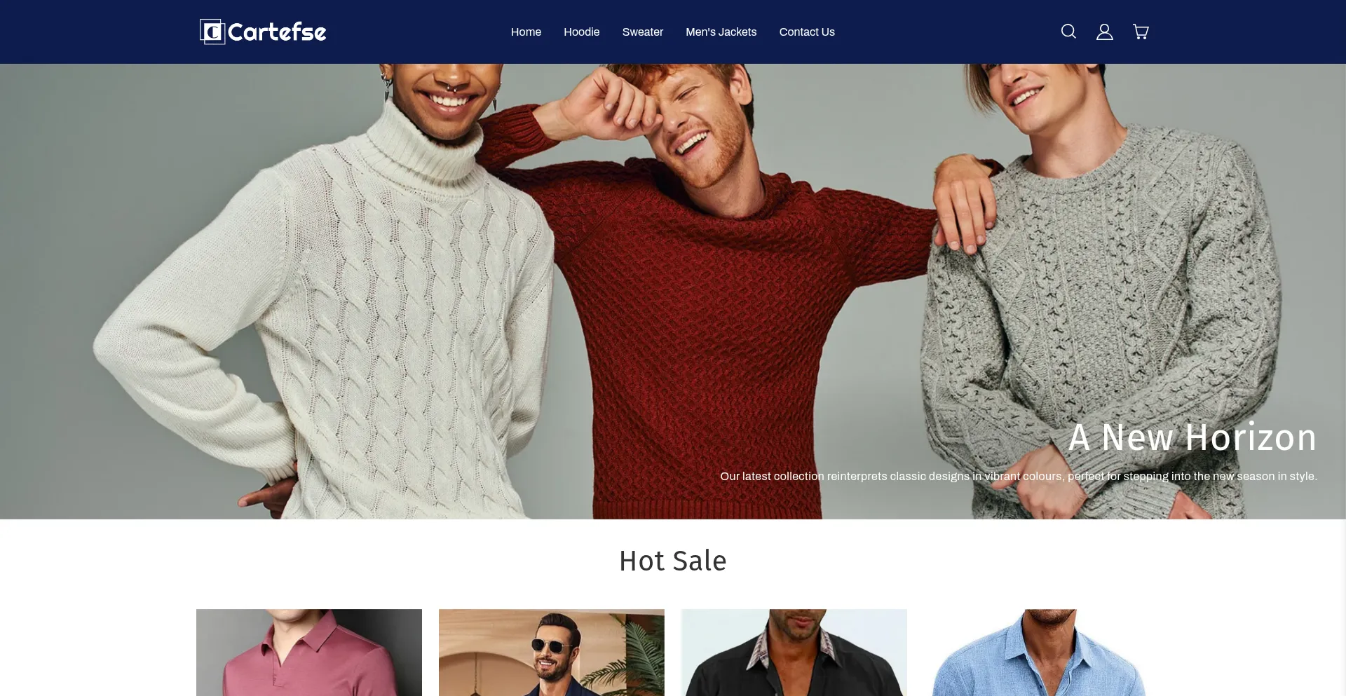 Website screenshot of Cartefse.com