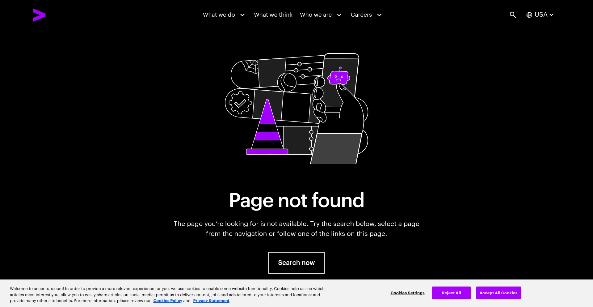 Website screenshot of Cas.com