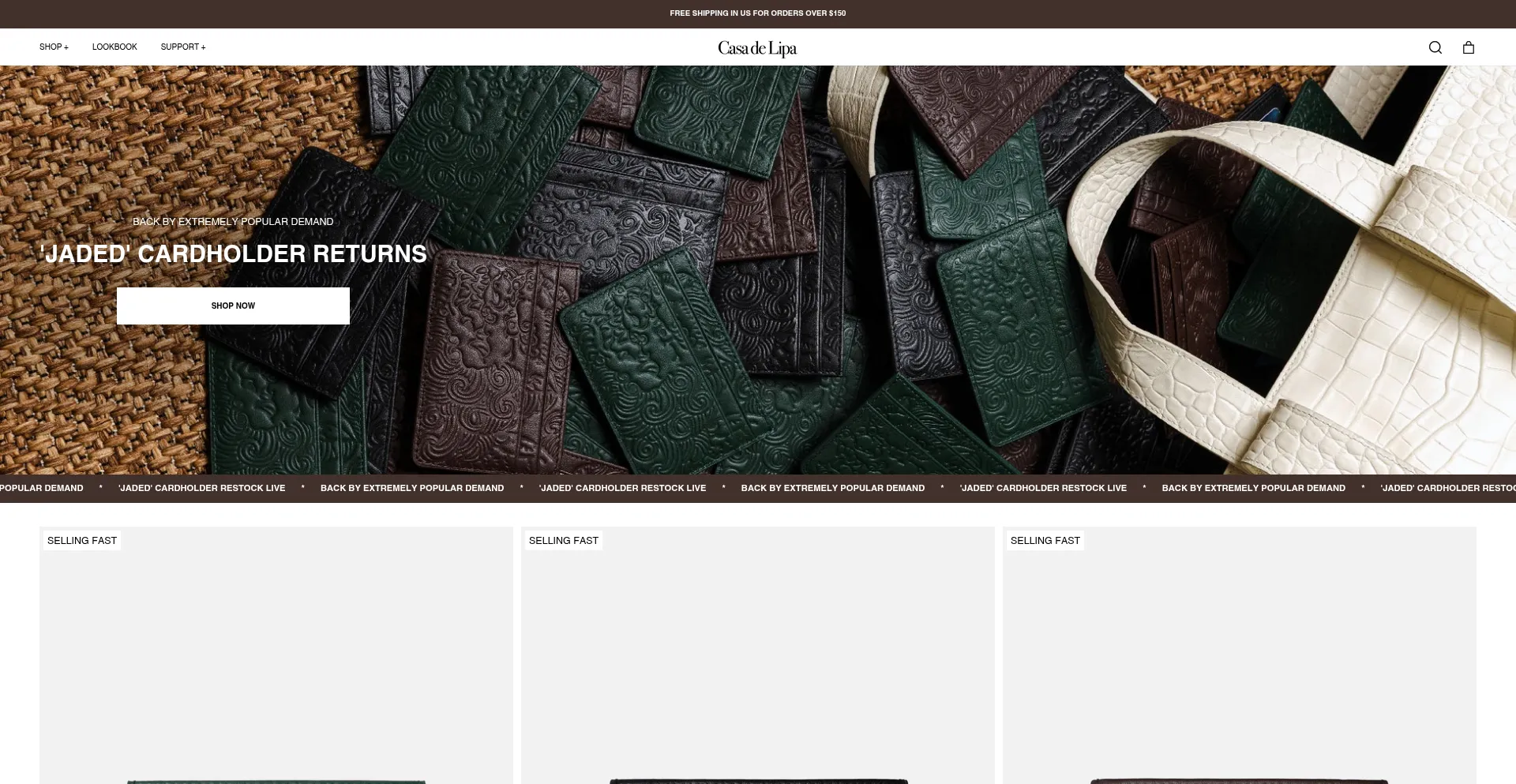 Website screenshot of Casa-de-lipa.com