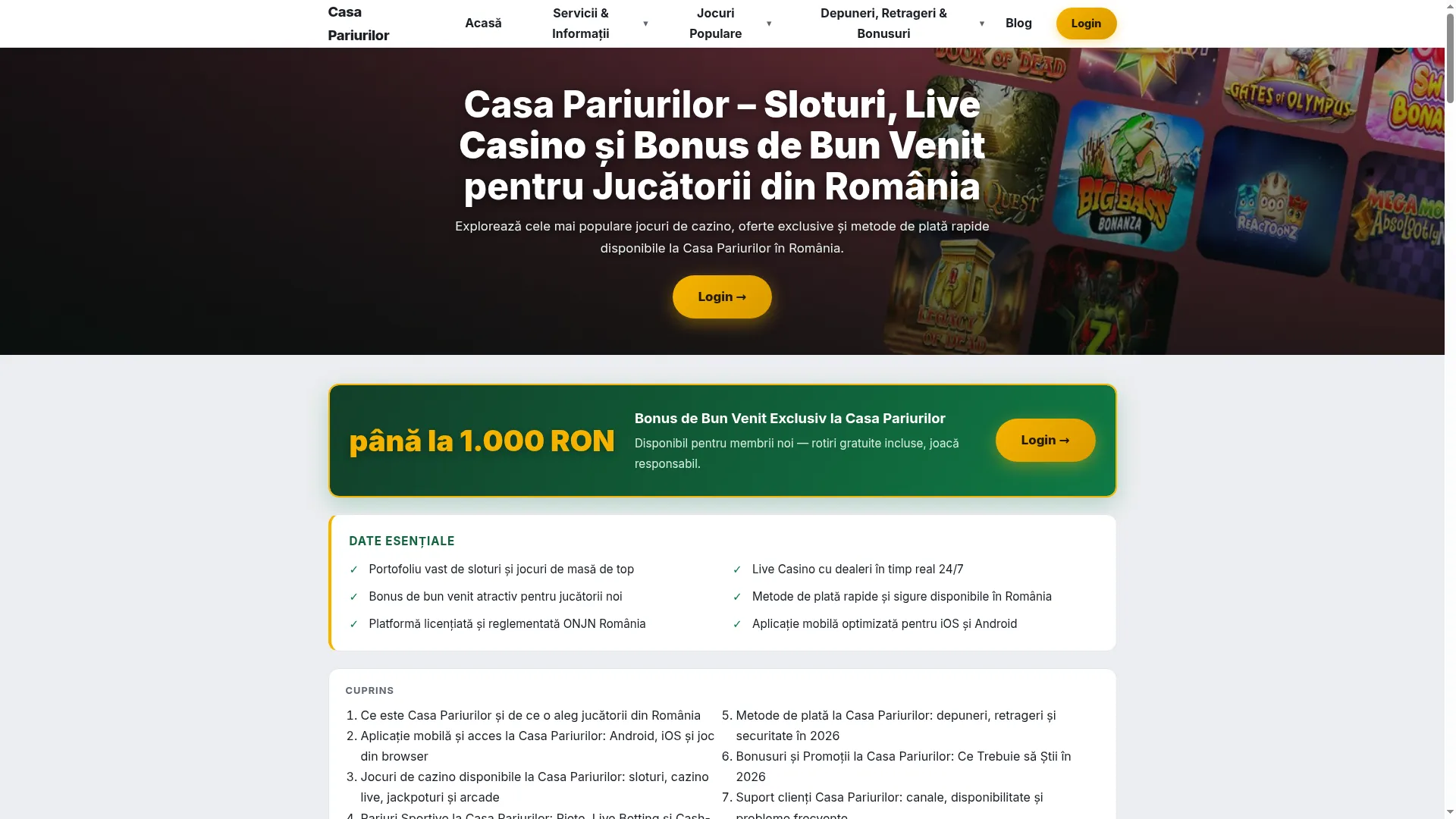 Casa-pariurilors.com.ro