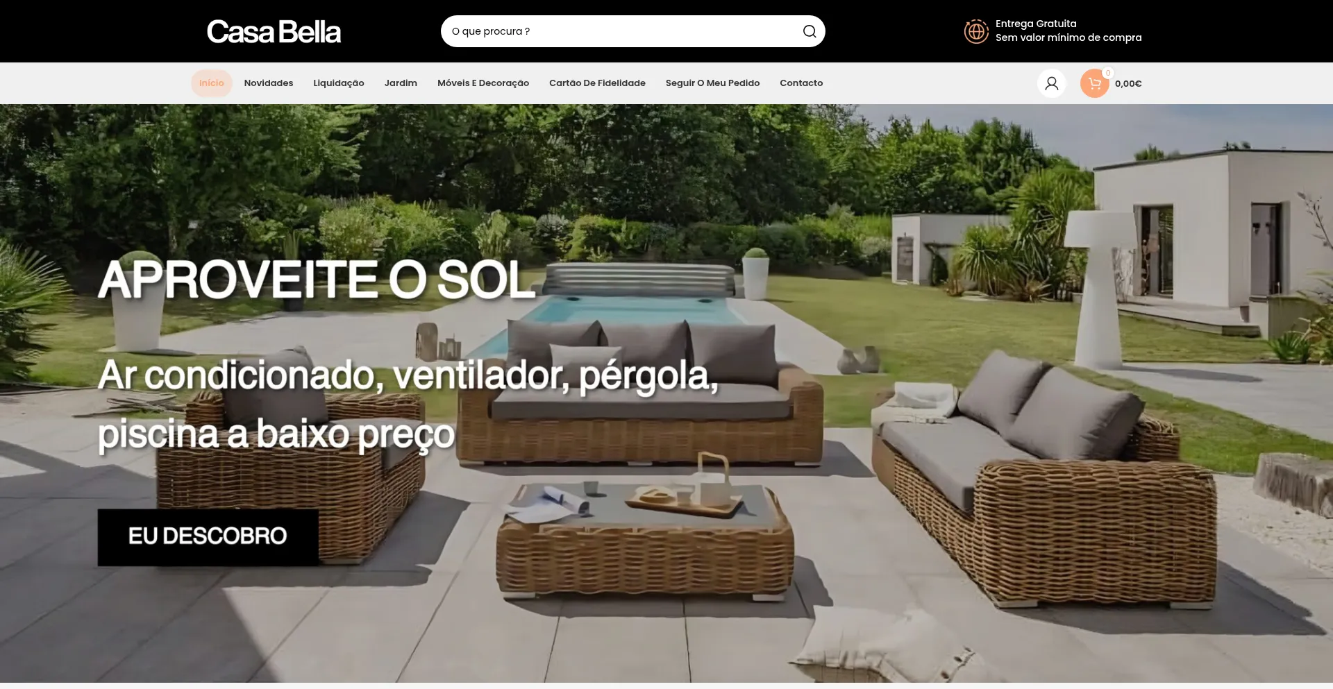Website screenshot of Casabella-portugal.com