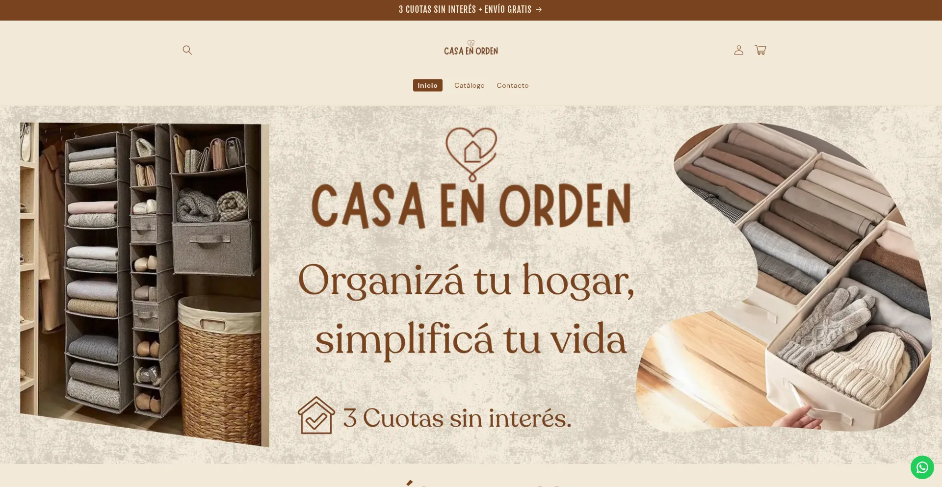Website screenshot of Casaenorden.shop