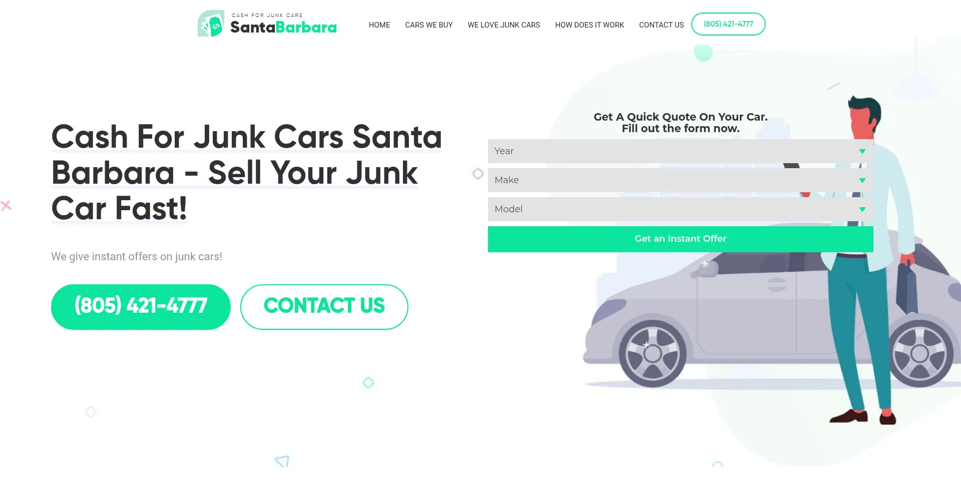 Cashforjunkcarssantabarbara.com