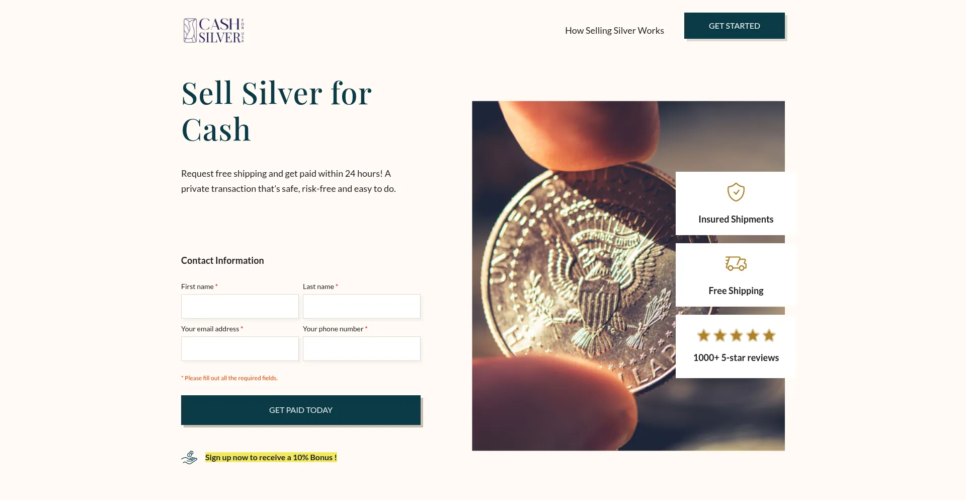 Cashforsilverusa.com