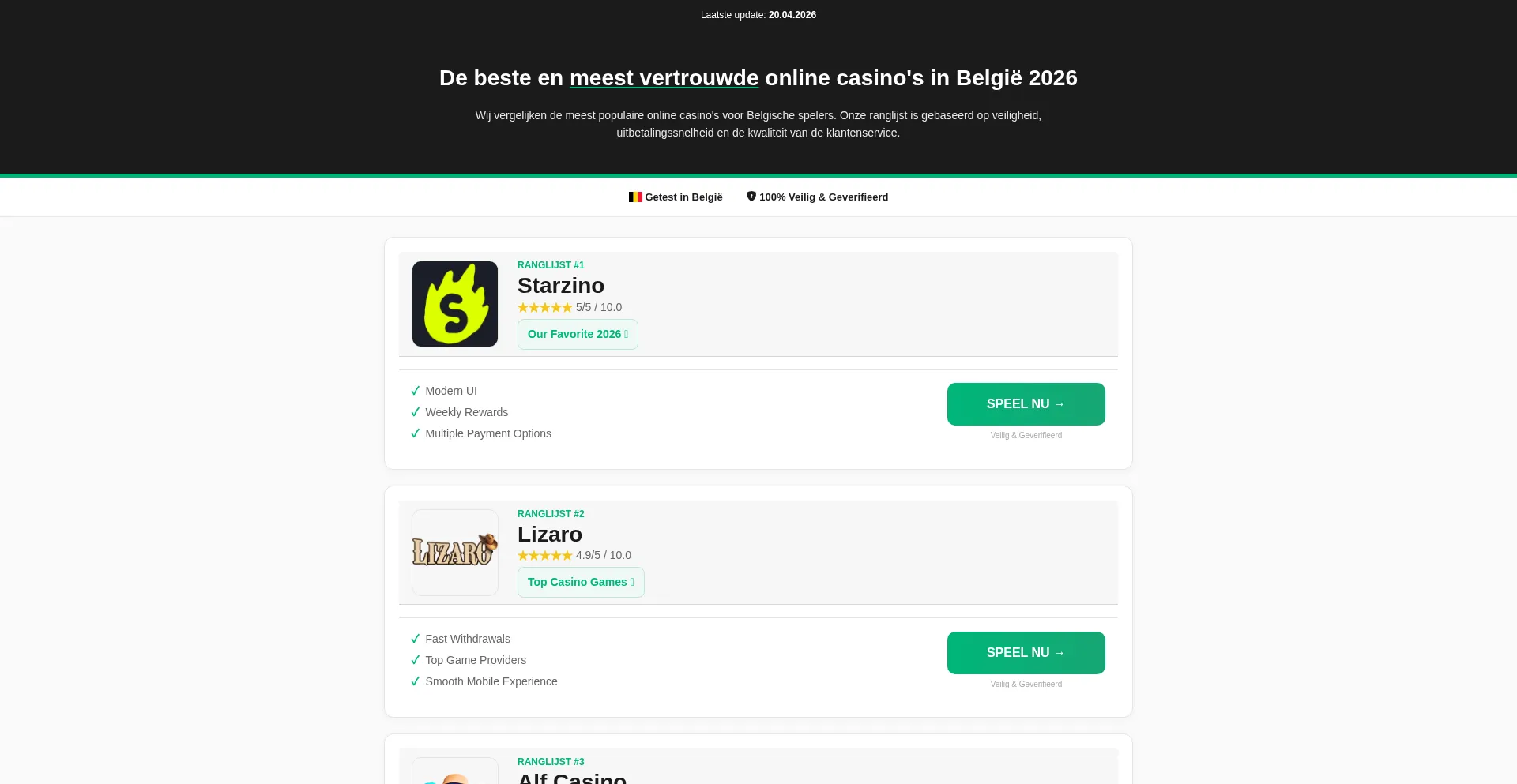 Casino-belge.site