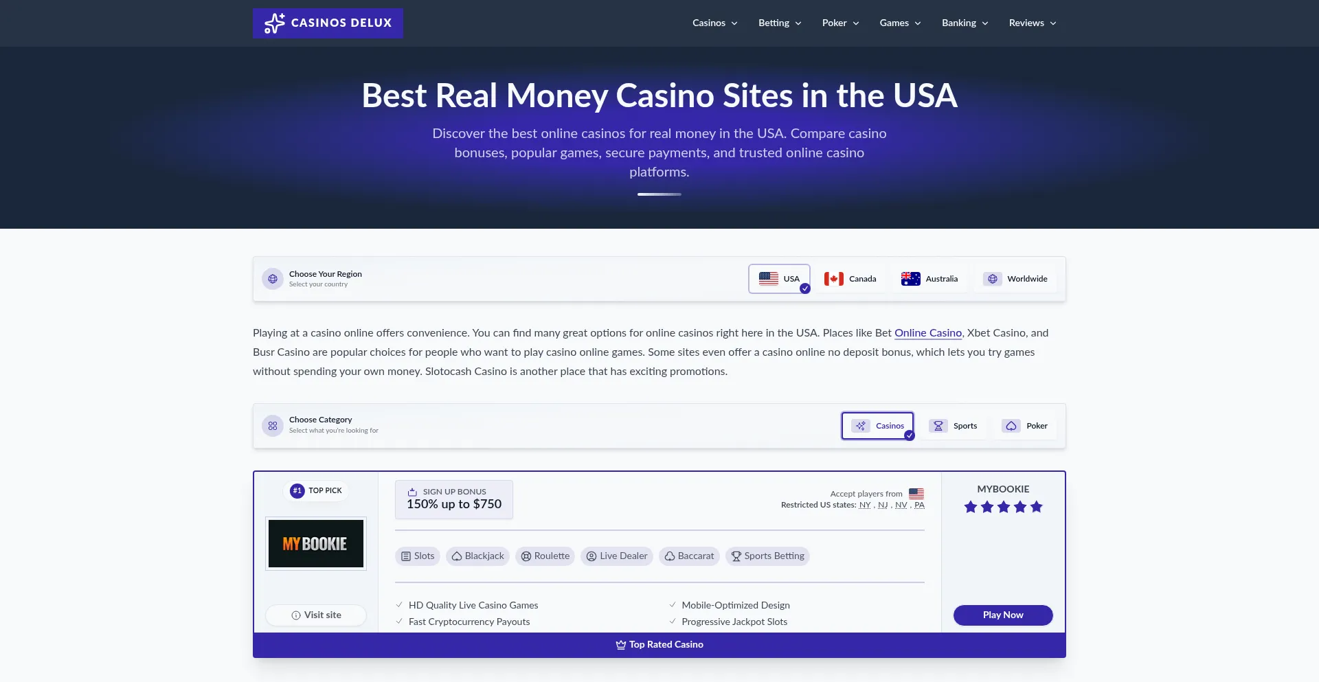 Casinosdelux.com