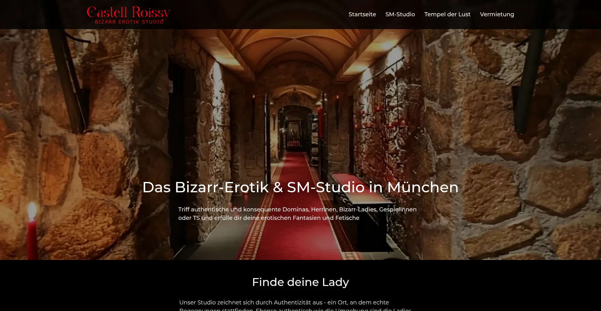 Website screenshot of Castell-roissy.de