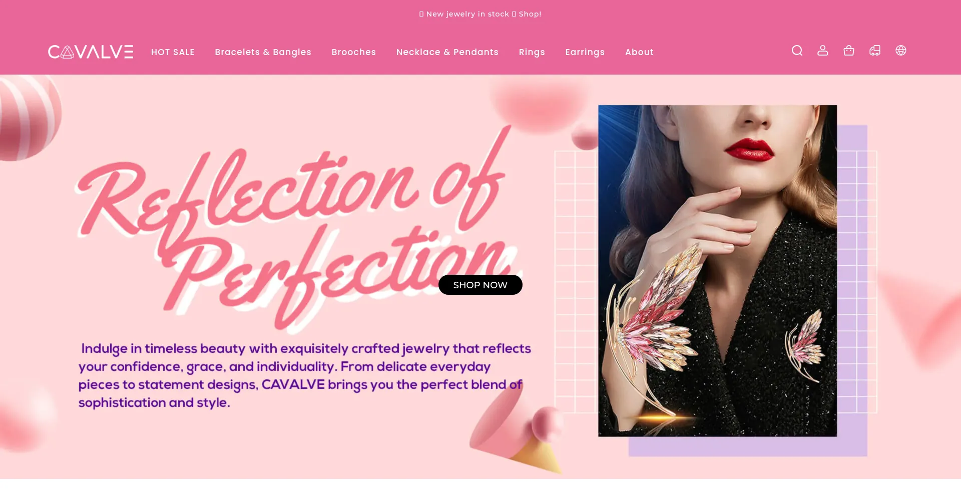 Website screenshot of Cavalve.com