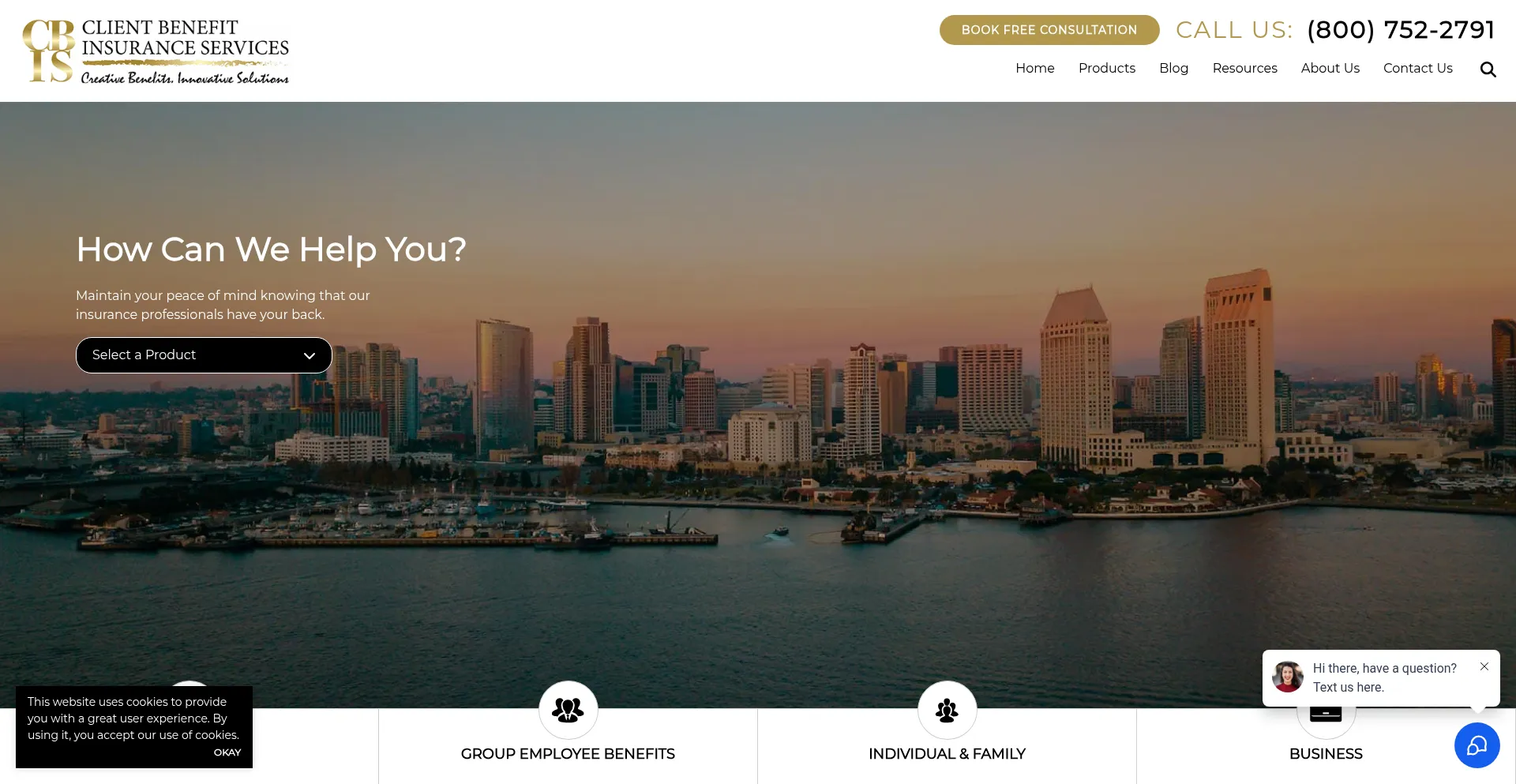 Website screenshot of Cbisusa.com