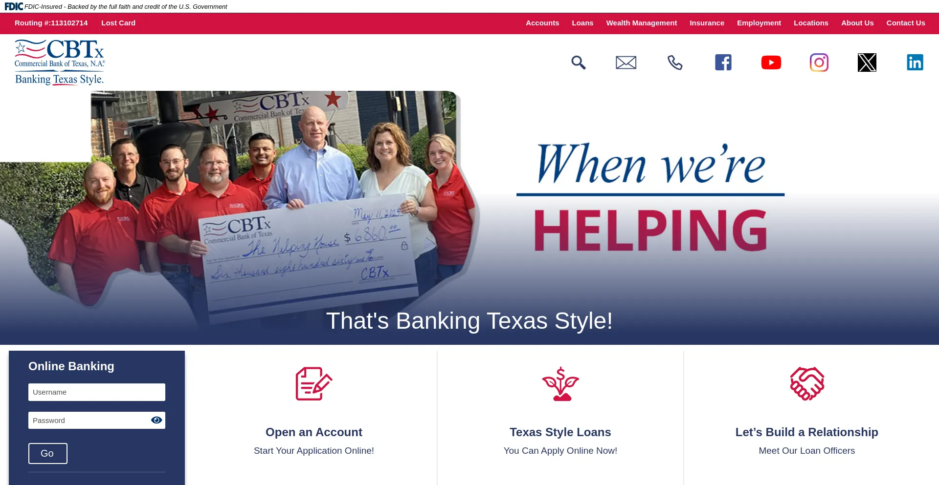 Cbtx.com