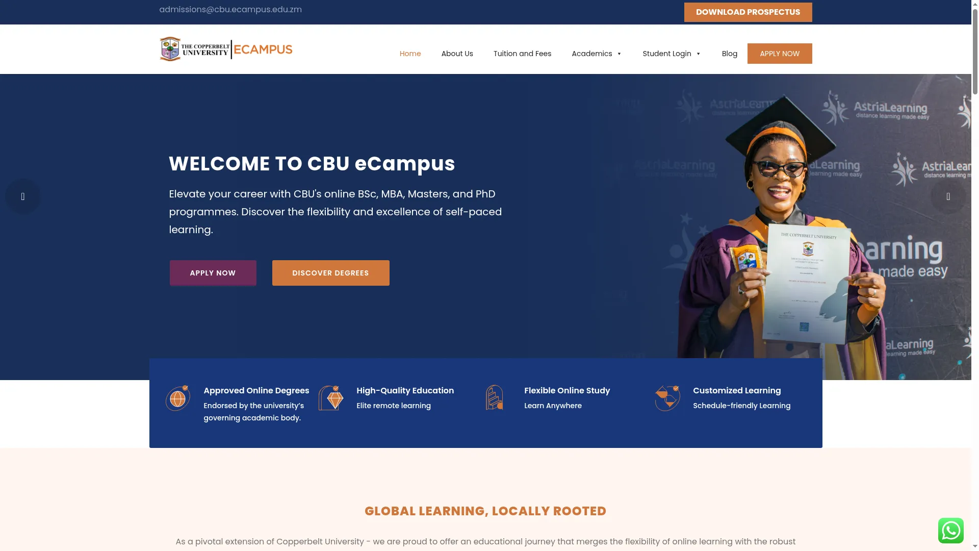 Cbu.ecampus.edu.zm