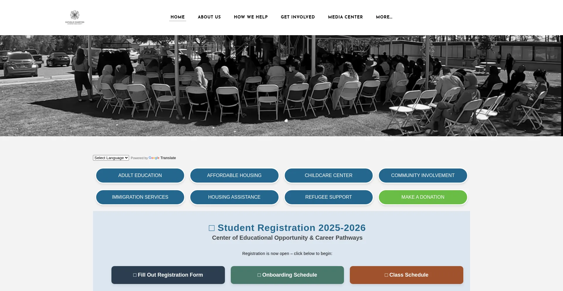 Website screenshot of Ccasfnm.org