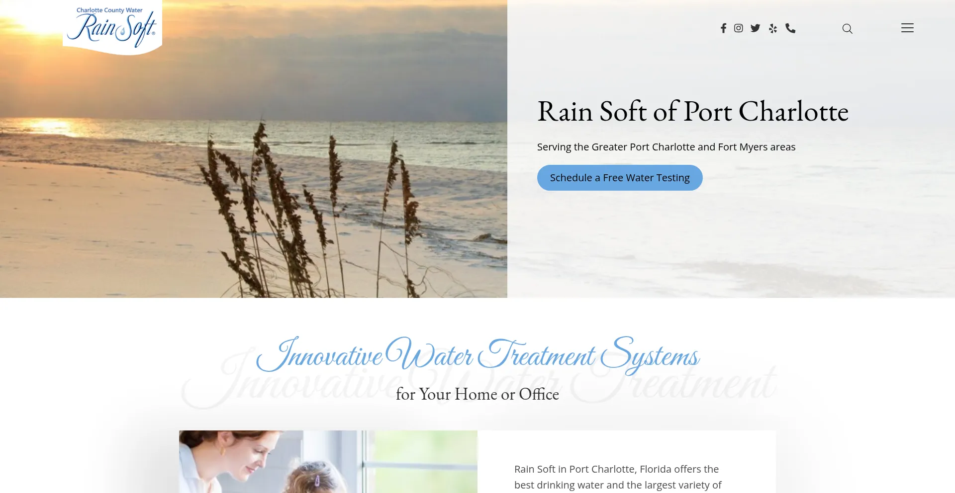Website screenshot of Ccwrainsoft.com