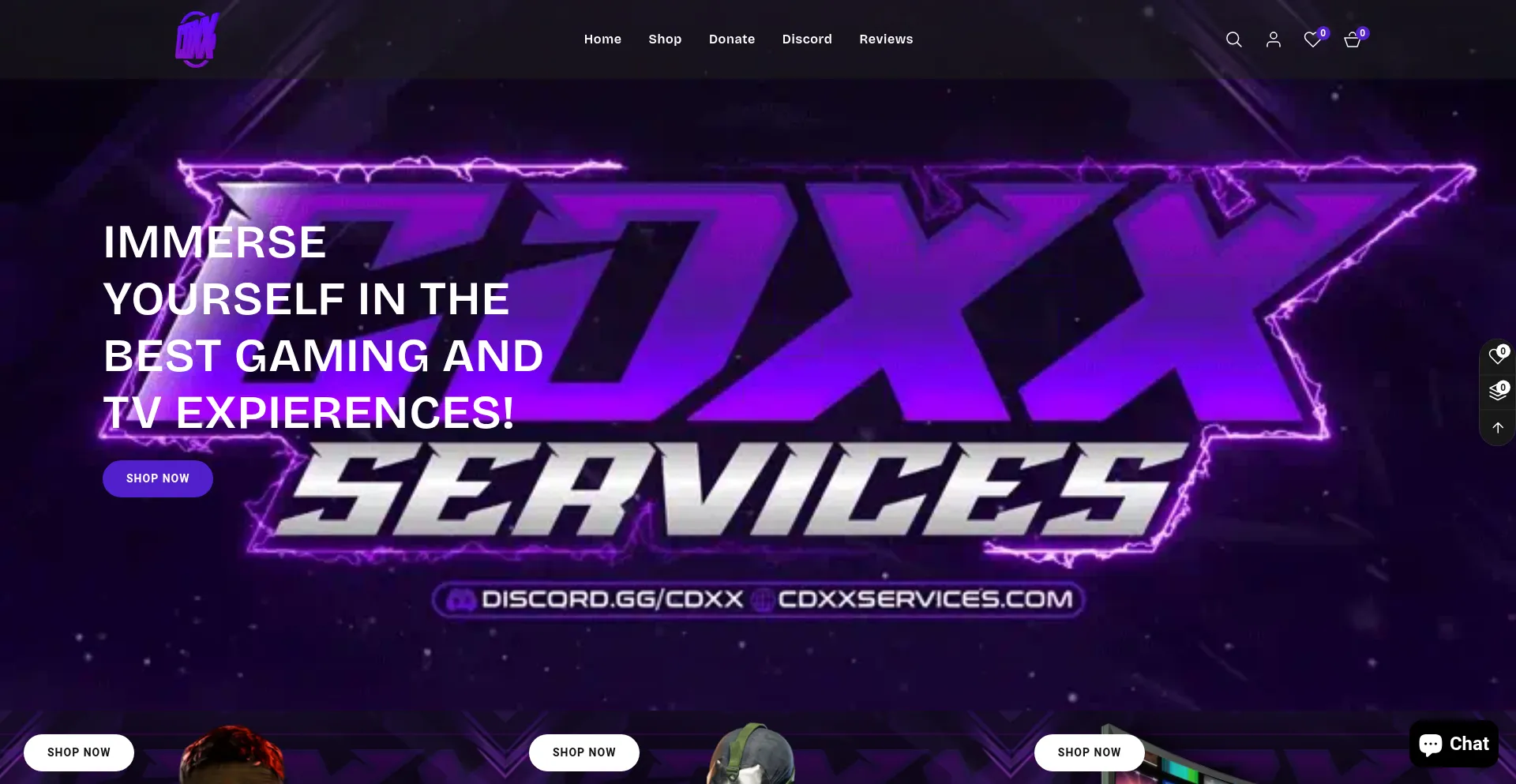 Website screenshot of Cdxxservices.com