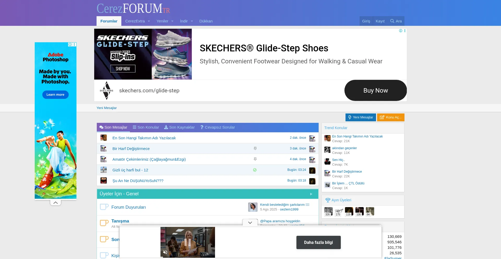 Website screenshot of Cerezforum.com.tr
