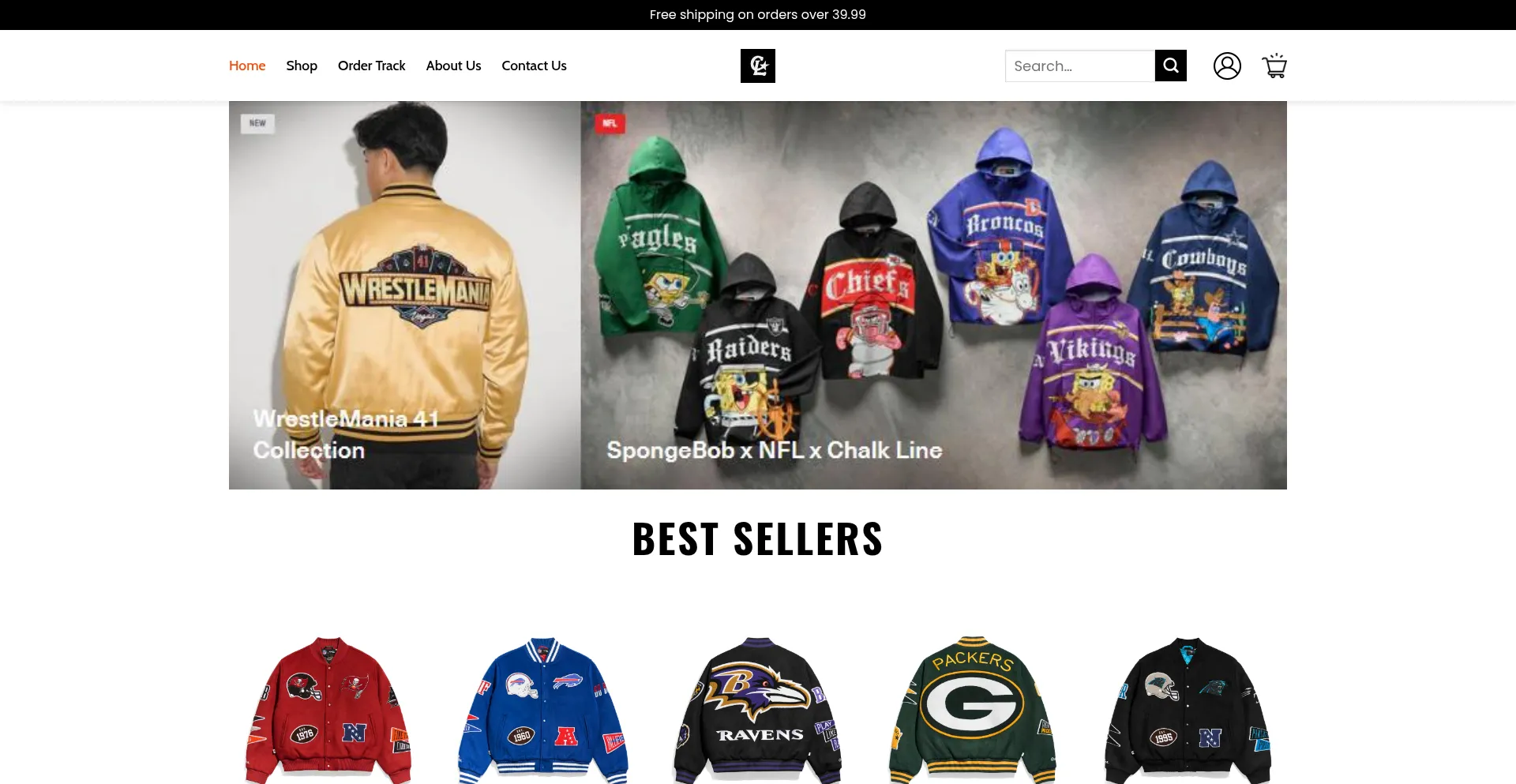 Website screenshot of Chalk-line-us.shop