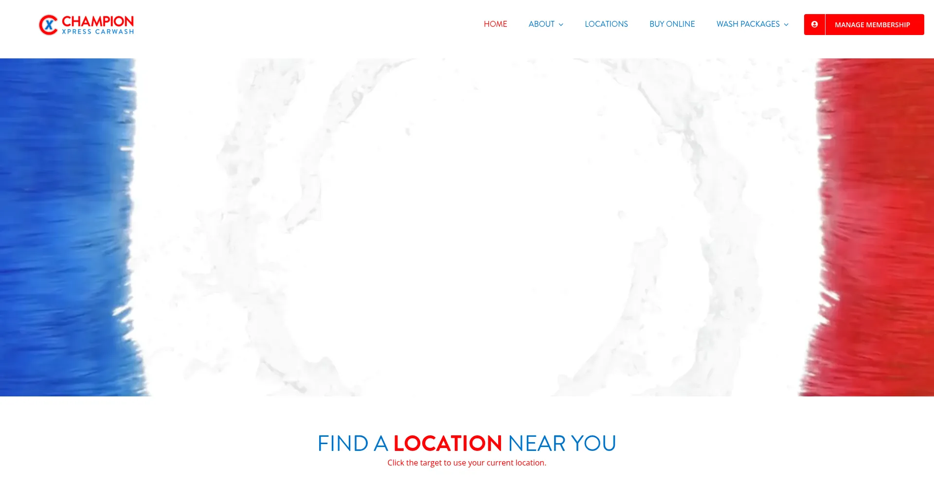 Website screenshot of Champxpress.com