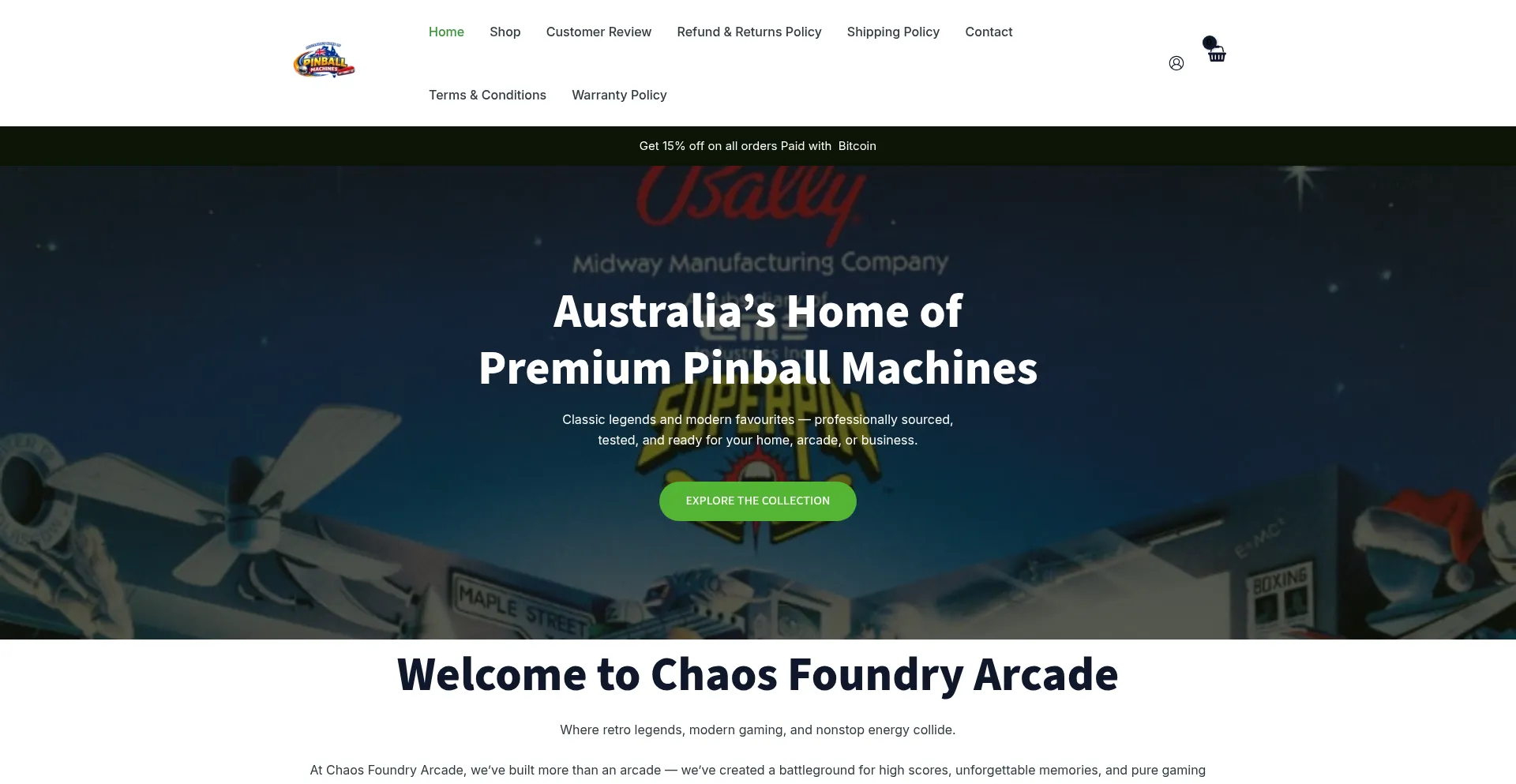 Chaosfoundryarcade.com