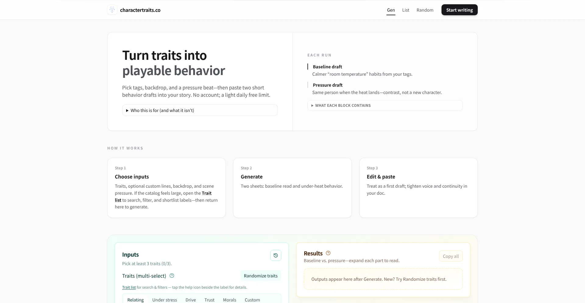 Charactertraits.co