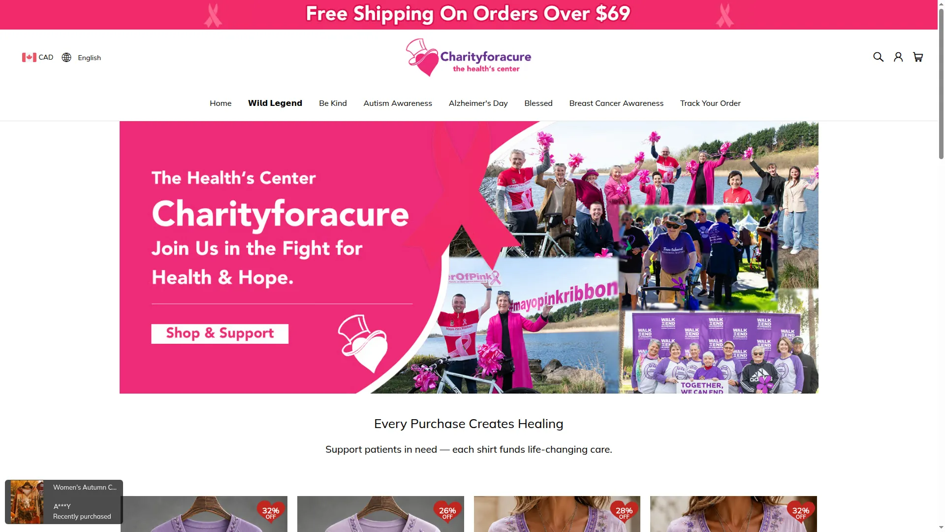 Charityforacure.com