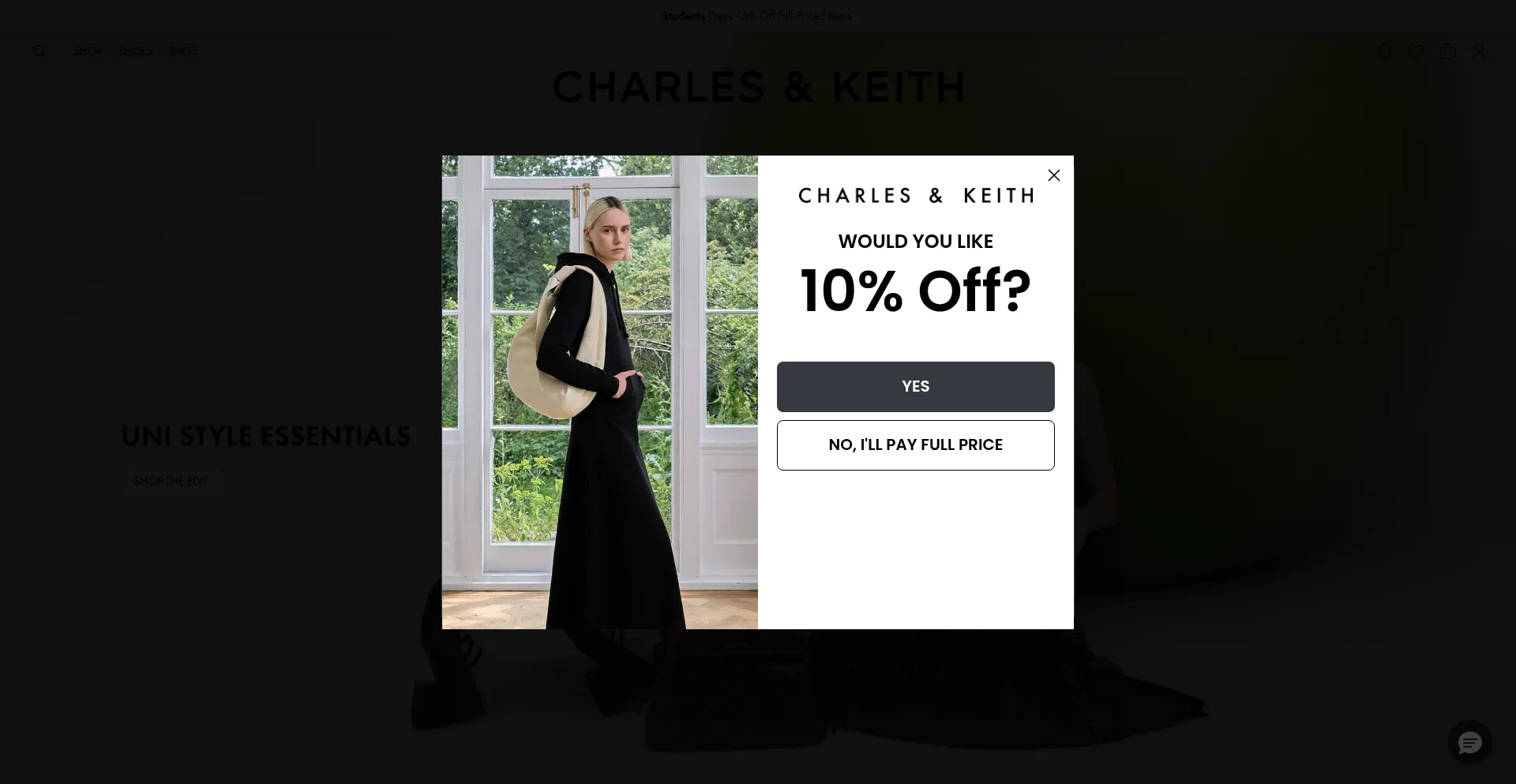 Website screenshot of Charleskeith.eu