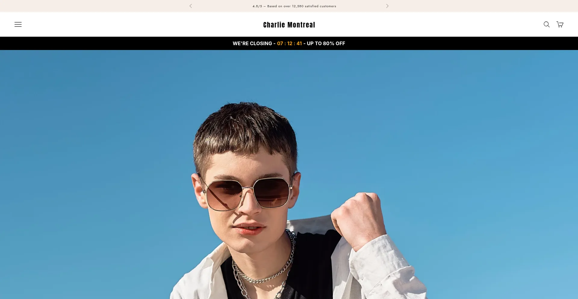 Website screenshot of Charlie-montreal.com