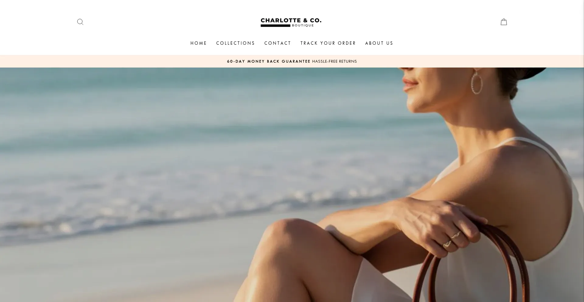 Website screenshot of Charlotteandco.us