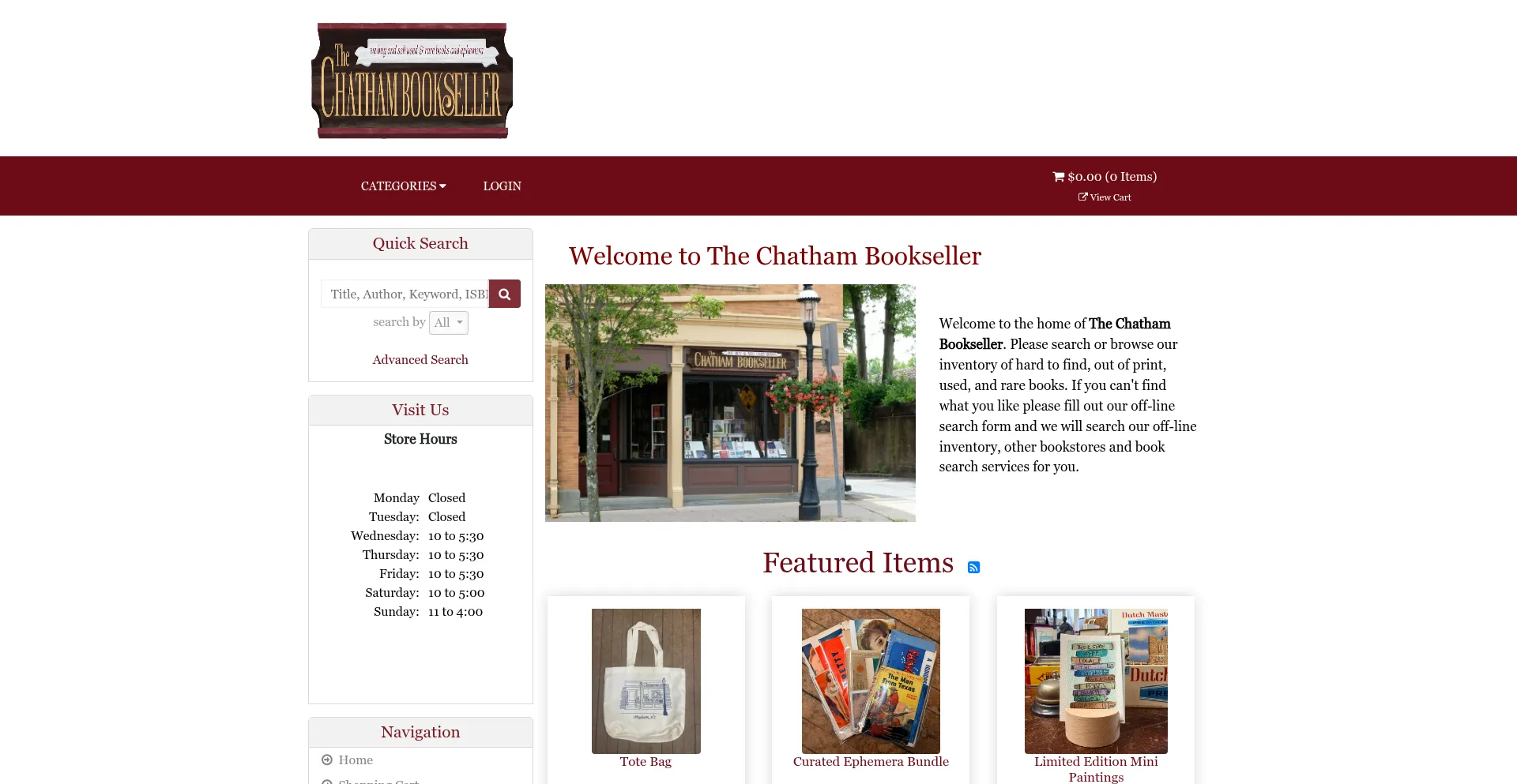Chathambookseller.com