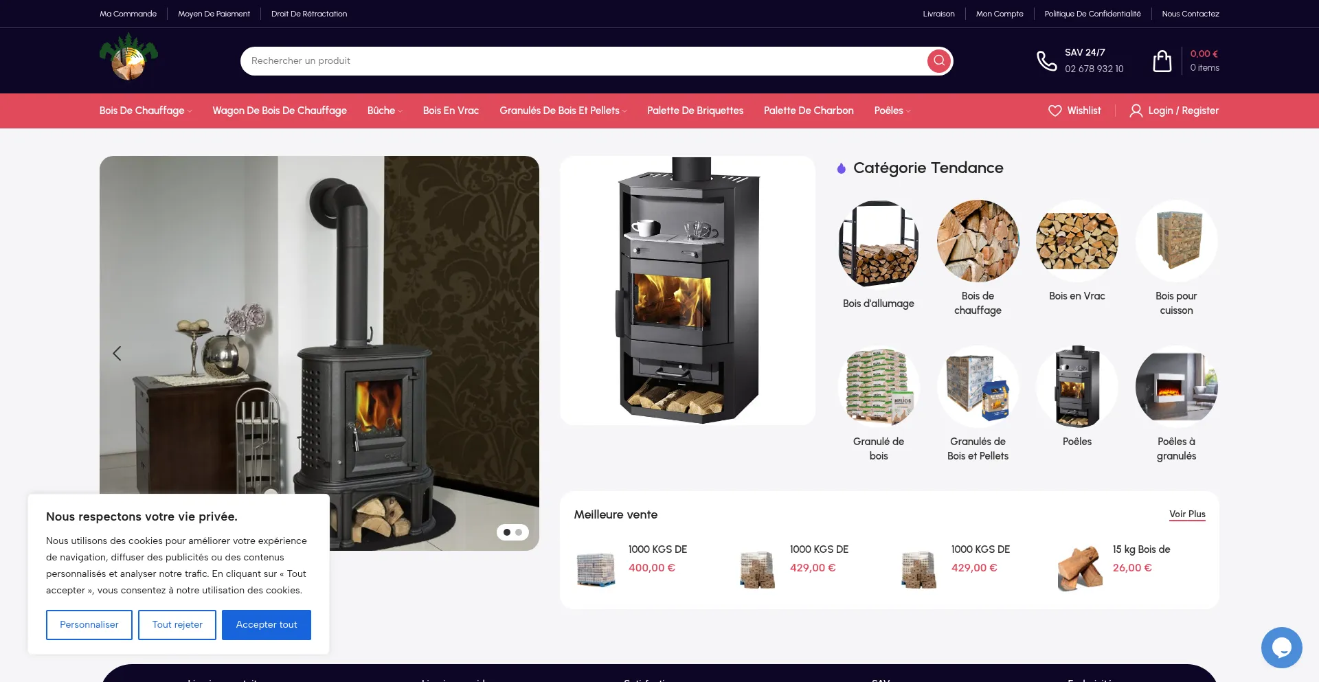 Website screenshot of Chauffecologie.com