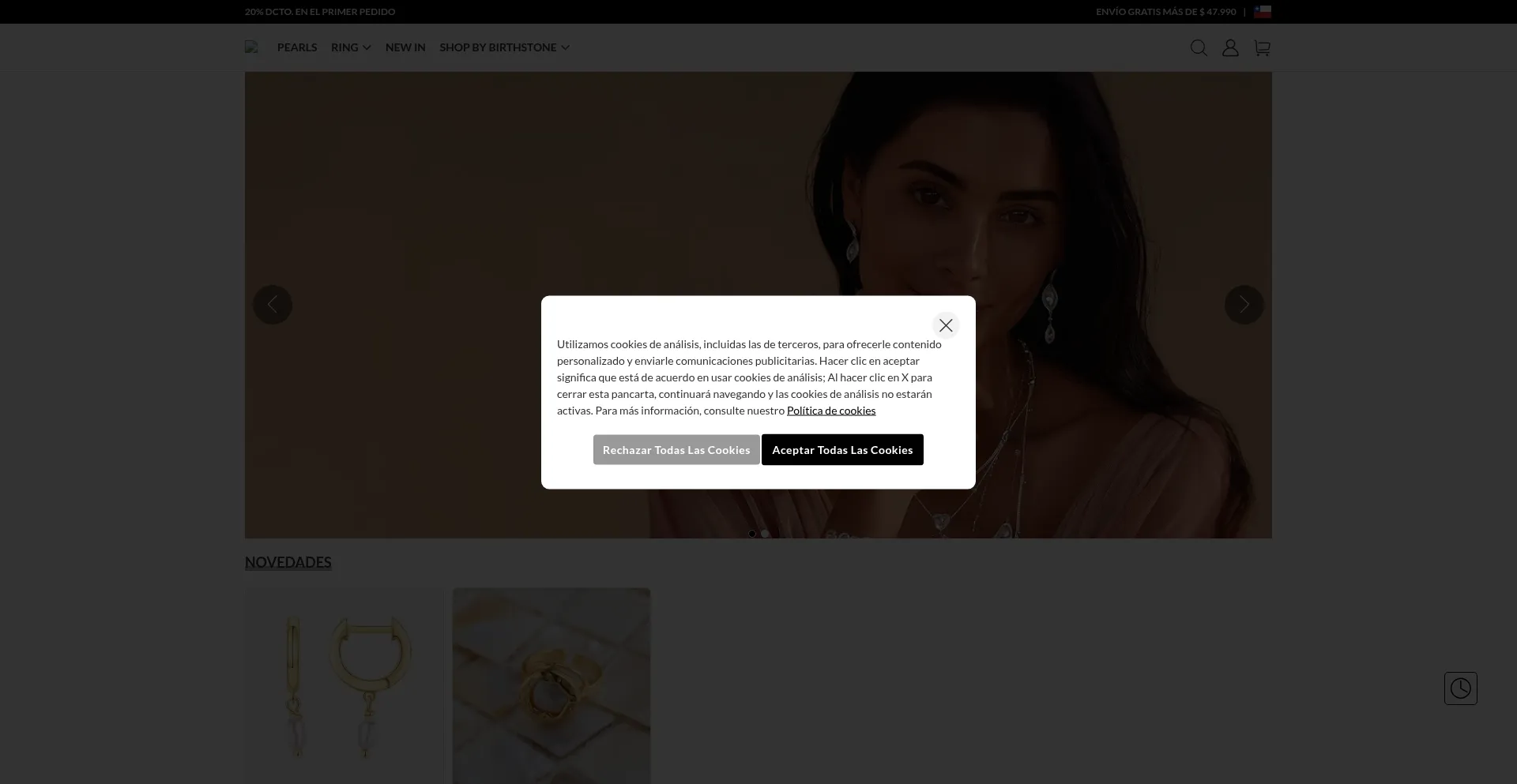 Website screenshot of Chaussureaic.com