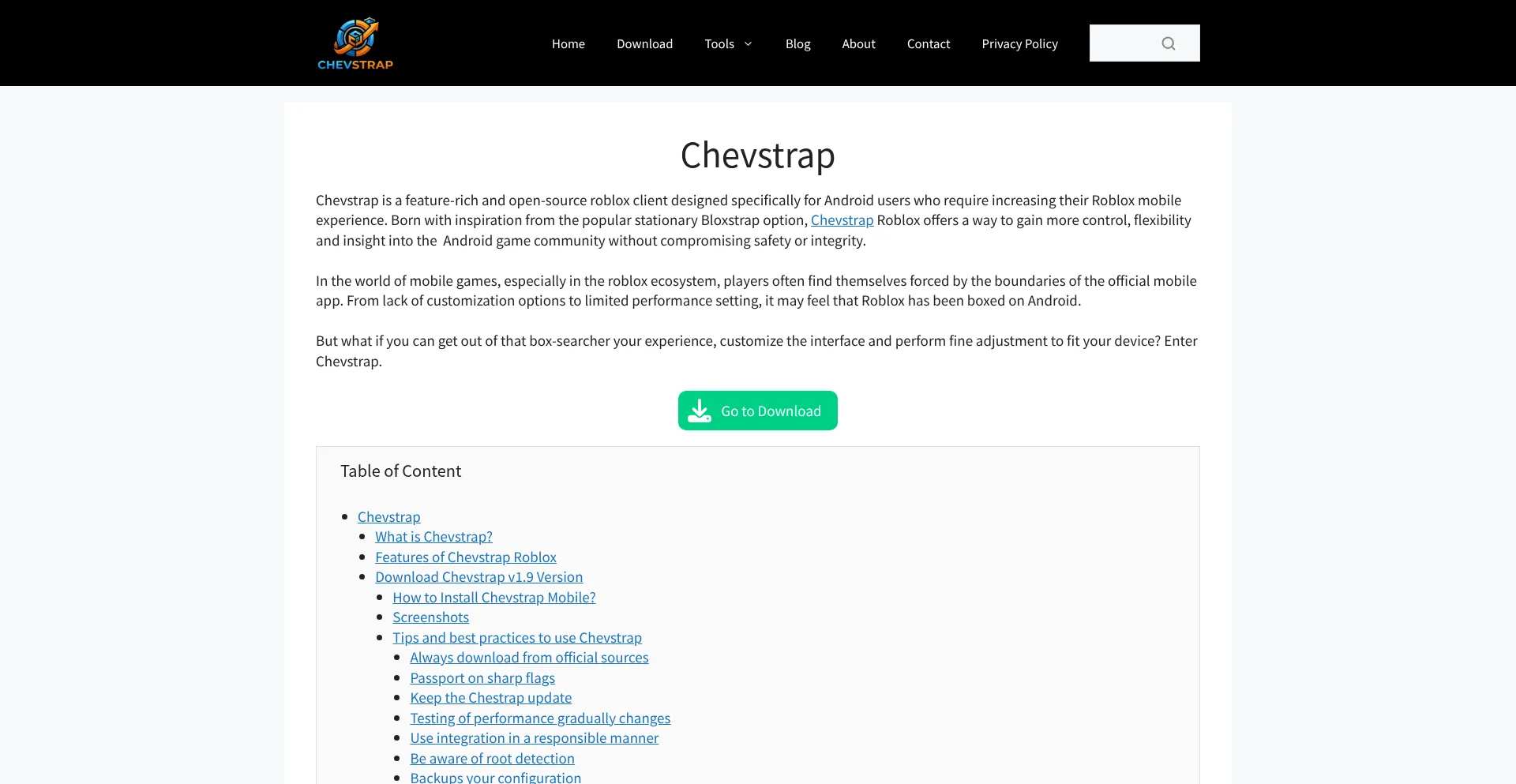 Chevstrap.net