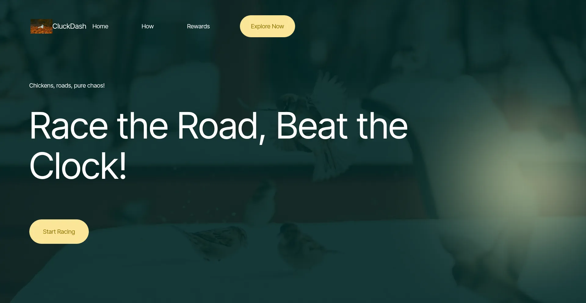 Website screenshot of Chickenroadbitpw.info
