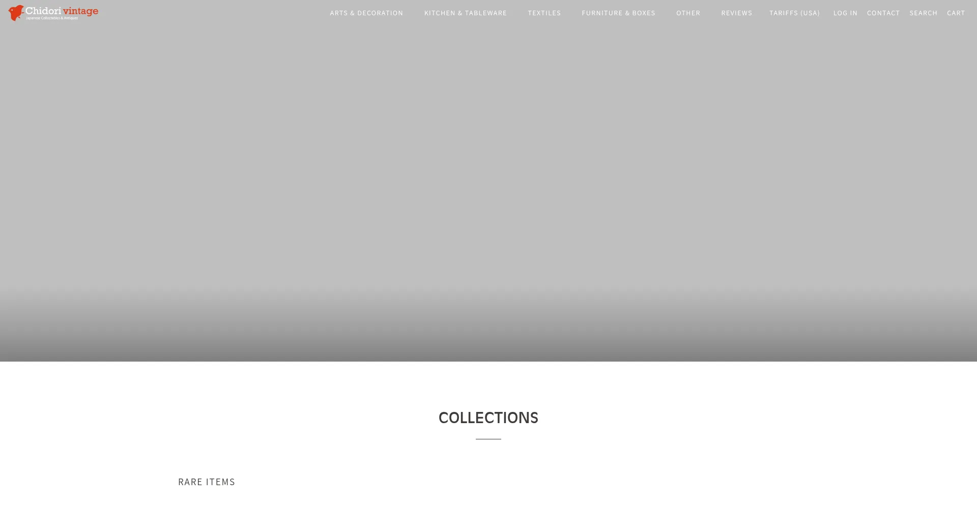 Website screenshot of Chidorivintage.com